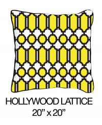 Hollywood Lattice Yellow/Black